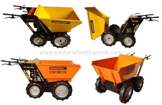 CE Approved 4x4 Motorized Wheel Barrow