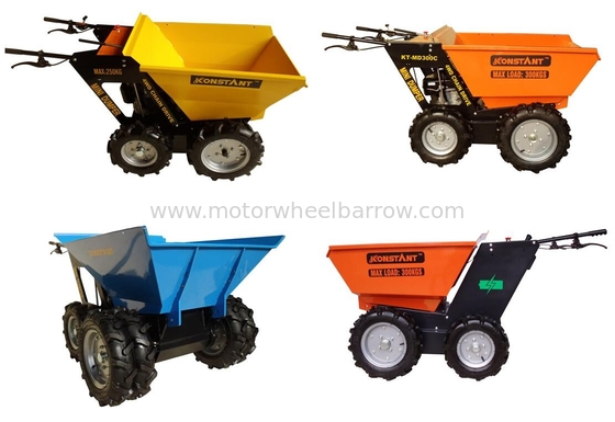 Good Quality 4X4 Motorzied wheelbarrow, Mini dumper