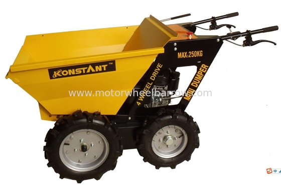 CE Approved 4x4 Motorized Wheel Barrow